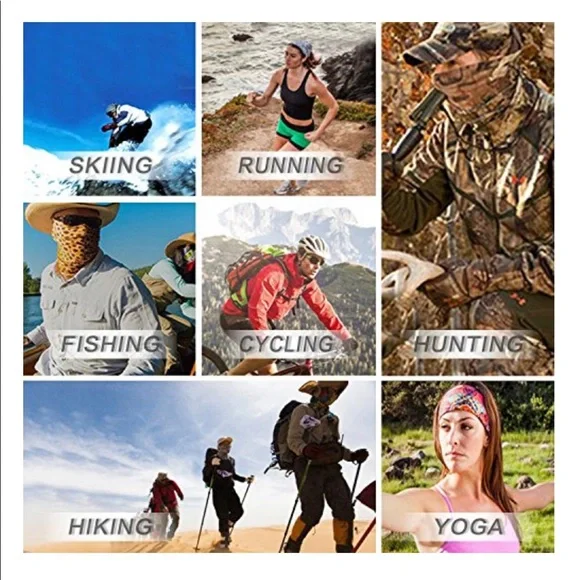 Neck Gaiter Headband Hiking Wear PLATTE VALLEY BRONCOS Men’s UNISEX - Picture 4 of 11